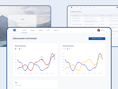 Система ЖКХ design graphic design ui ux