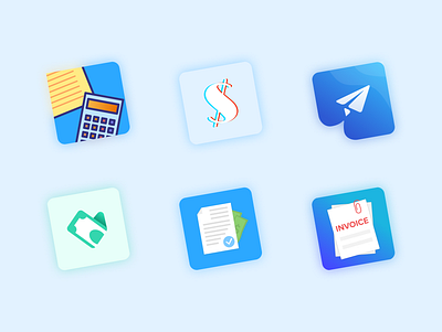 Icons illustration logo store ui vector