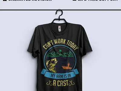 Fishing T-shirt Design black tshirt custom graphic custom tshirt fish lover fisherman fishing graphic design mockup tshirt tshirt design tshirt for man tshirt template