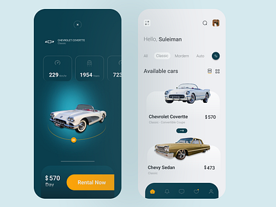 classic chevrollet car rentals 3d adobe max animation app branding cars dailyui design figma graphic design illustration logo motion graphics typography ui uiuxdesigners uxdesign vector worldofcars xd