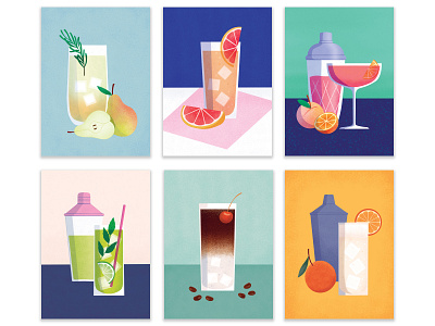 Alcohol Not Included book illustration cocktails illustration lemon lime mocktails photoshop procreate