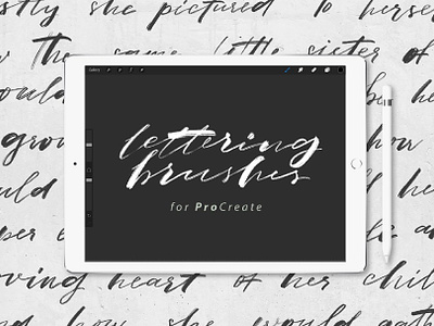 10 Lettering Brushes For Procreate