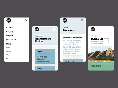 City of Boulder - Mobile aten city design drupal menu mobile navigation responsive ui ux website