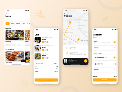 Food Delivery App android app appdesign delivery delivery app ecommerce food food app food delivery service food ordering app fooddelivery ios mobile on demand on demand delivery order restaurant ui uiux ux