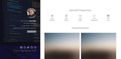 LaurentiuStan.ro - Personal Website bootstrap fontawesome portfolio web design