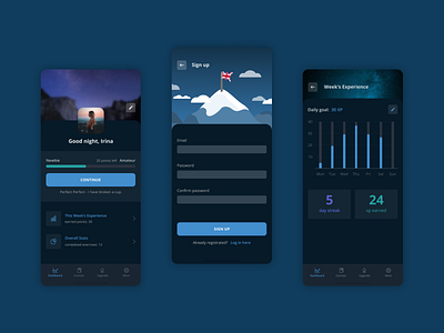 Grammar Top dark mode app design graphic design ui ux