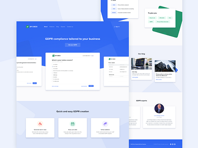 Landing DP Check design graphic design landing ui ux