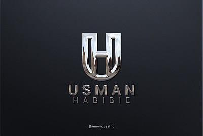 Logo UH 3d branding business company design fashion graphic design icon illustration lenovoestilo logo logotype newlogo realestate renovoestilo typography vector