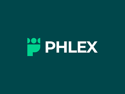Phlex Logo Design brand branding business design flex icon logo logodesign minimal p letter plan planning smart logo team teamwork work