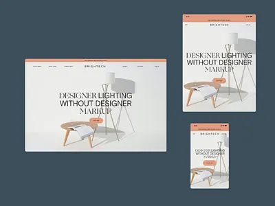 Brightech Responsive behance design e comm e commerce ecomm graphic design grid layout minimal process responsive scale simplycooldesign typography ui uidesign webdesigner