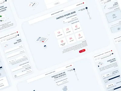 הלוואה ללקוחות כל הבנקים animation bank credit design desktop finance loan mobile motion graphics ui ux wallet