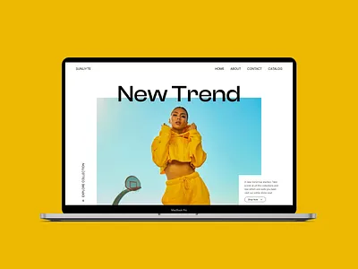 Sunlyte | Header Website clean design exploration header landing page minimalist typography ui