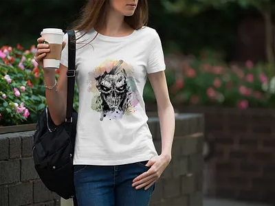 Rainbow Skull Women's Fashion design fashion graphic design illustration