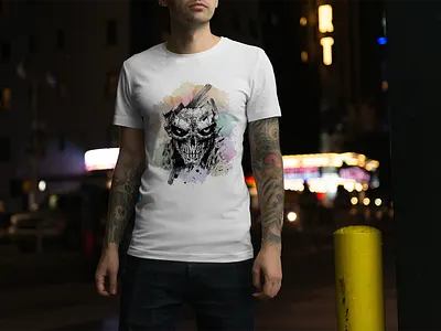 Rainbow Skull Men's Fashion design fashion graphic design illustration