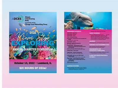 ADCES 2022 Convention Registration Brochure design