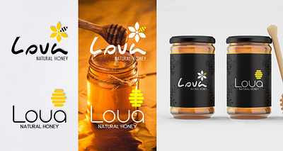 Logo honey branding design graphic design icon logo logodesign logohoney typography