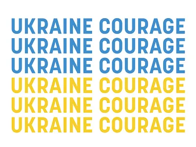 Stand with Ukraine color design graphic design human rights peace simple type ukraine