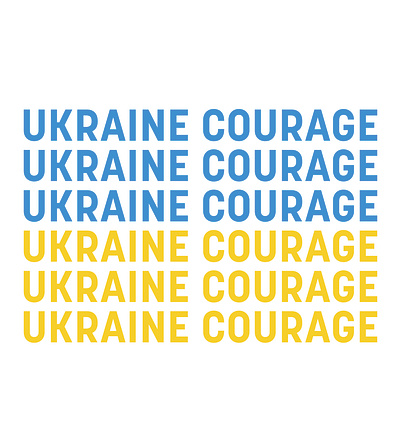Stand with Ukraine color design graphic design human rights peace simple type ukraine