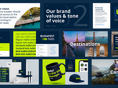 Liligo - Brand Guidelines brand branding graphic design meta search travel