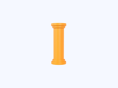 Column 3D icon 3d 3d art 3d design 3d designer 3d icon 3d icons freebie freebies icon icons ui