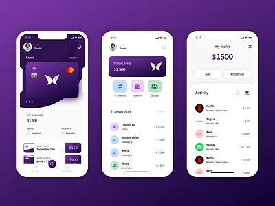 MICC Financial app design interaction design interface design mobile app ui ui design ux design