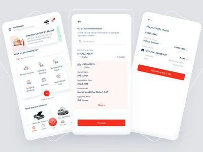 🚗 Car Service App app design automobile booking app car service cleaning emergency car service minimal icon motor ui ux