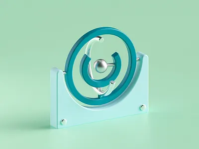 3D Loader 3d animation bank c4d cinema4d design finance gif illustration jewelry loader loading logo loop motion motion graphics ring set design ui