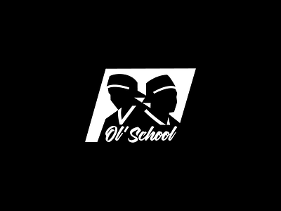 Ol' School black hiphop illustration logo music oldschool rap