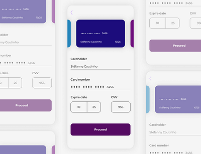 Daily UI: 002 — Credit Card Checkout checkout dailyui design figma purple ui uidesign