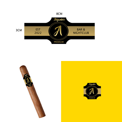 Alejandro's Cigars branding design freelance designer josephmanning logo logo design vector