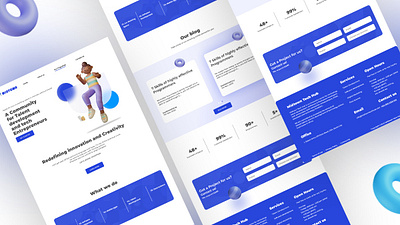 Midtown website redesign design ui