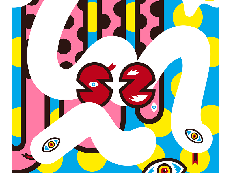 Mirror (Caduceus) art design illustration mirror