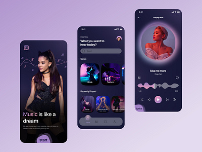Mobile Music App Concept
