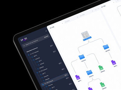 Tree explorer app design component tree arborescence ui ui design ux ux design