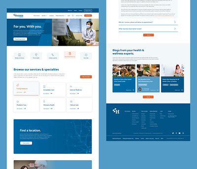 Harbin Clinic Website approachable clinic clinicwebsite desktop friendly healthcare mobile ui ux web webdesign website