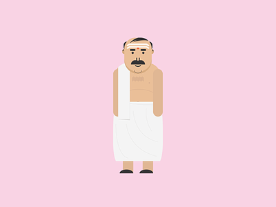 Meet Anna 👀 anna character design flat graphic design illustration india indian motion graphics south indian vector