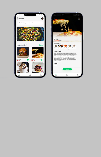 Food App Mobile Design app design figma mobile app online shopping ui