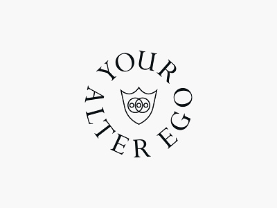 Your Alter Ego apparel apparel design brand design brand identity branding college collegiate graphic design heraldry icon logo logo identity preppy streetwear symbol university