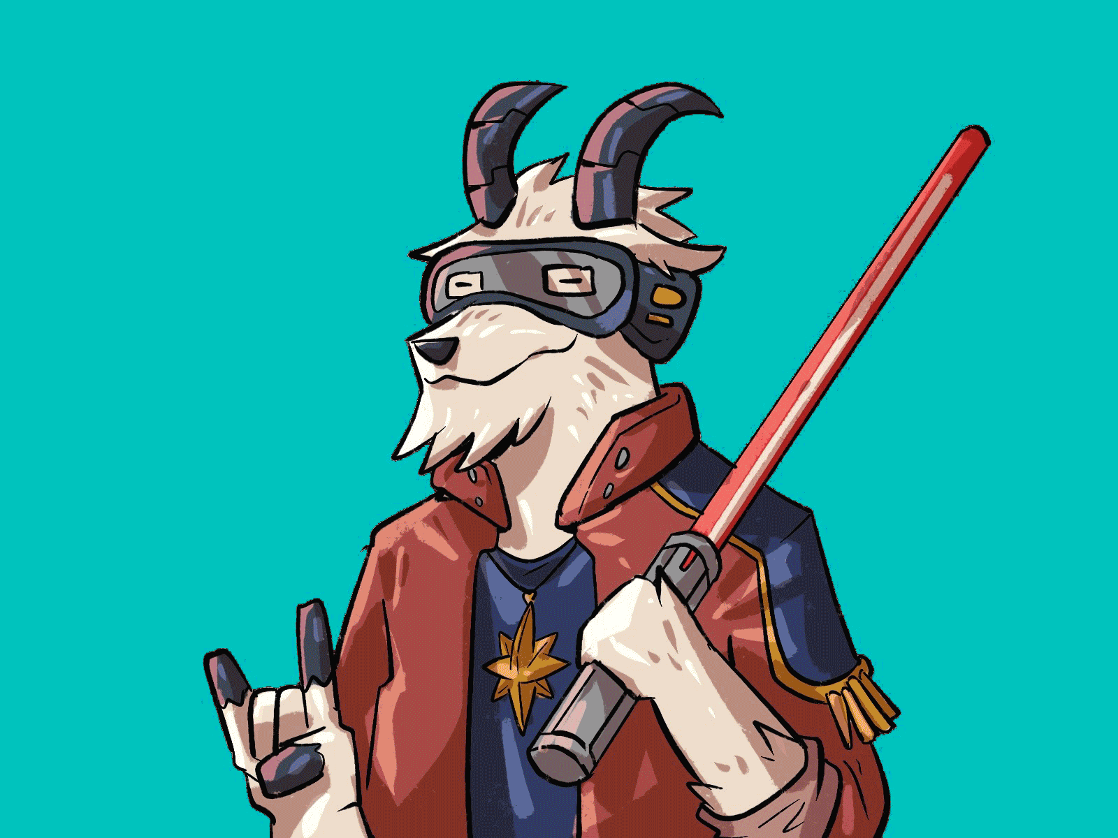 Goatverse NFT Avatar by Labib Ahmadin ⚡️ for Odama on Dribbble