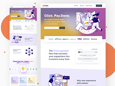 Web3 Payment Landing Page aml analysis blockchains buy and sell buy buttons buy embr credit card embr checkout evm multi chain support finance finance app financial financial app payment checkout page token based wallet app wallet landing web3 web3 payment web3 power web3 solution