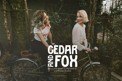 Branding For Cedar & Fox Vintage branding branding design design logo