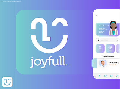 JoyFull | Branding + App app doctor doctor app doctor icon doctor logo happy happy app happy icon happy logo icon joy joy app joy icon joy logo logo smile smile app smile icon smile logo smiling