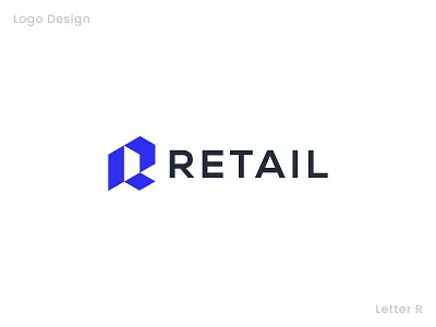 Letter R / R logo brand identity branding creative logo flat geometric identity letter r letter r blue logo logo design logo idea mark minimal minimalist modern logo r logo r logo design r mark startup symbol technology logo
