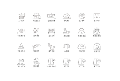 driving icons