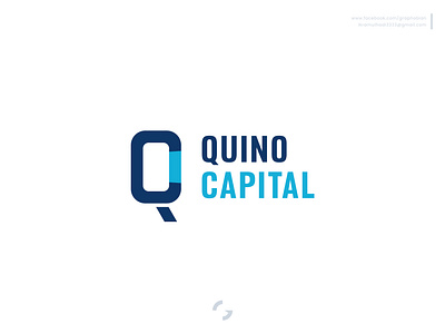 Quino Capital - QC Combination Mark Logo brand identity branding brandmark capital capital investment combination corporate finance fund graphobian lettermark logo logo design logo designer modern logo modern minimalist logo qc