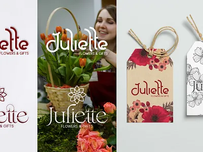 Logo flower shop branding design illustration logo logocustom logodesign logoflower logoflowershop typography