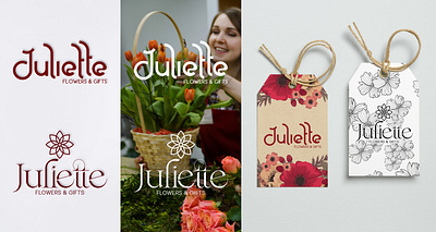 Logo flower shop branding design illustration logo logocustom logodesign logoflower logoflowershop typography