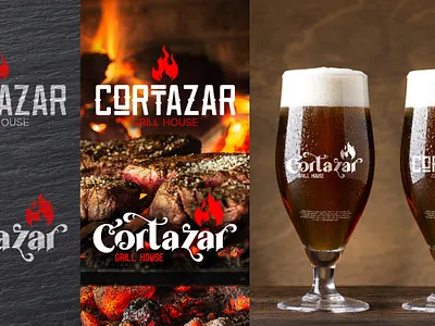 Logo grill branding design graphic design icon illustration logo logocustom logodesign logogrill typography vector