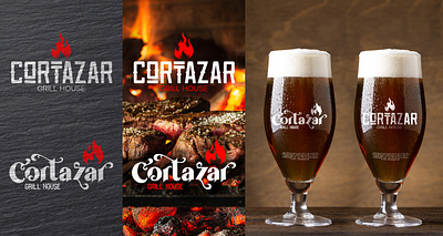 Logo grill branding design graphic design icon illustration logo logocustom logodesign logogrill typography vector