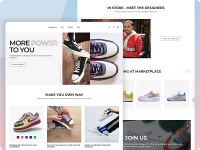 Sneakers Marketplace 3d branding buy design illustration logo marketplace minimalist sell shoes sneakers ui uidesign uiux vector